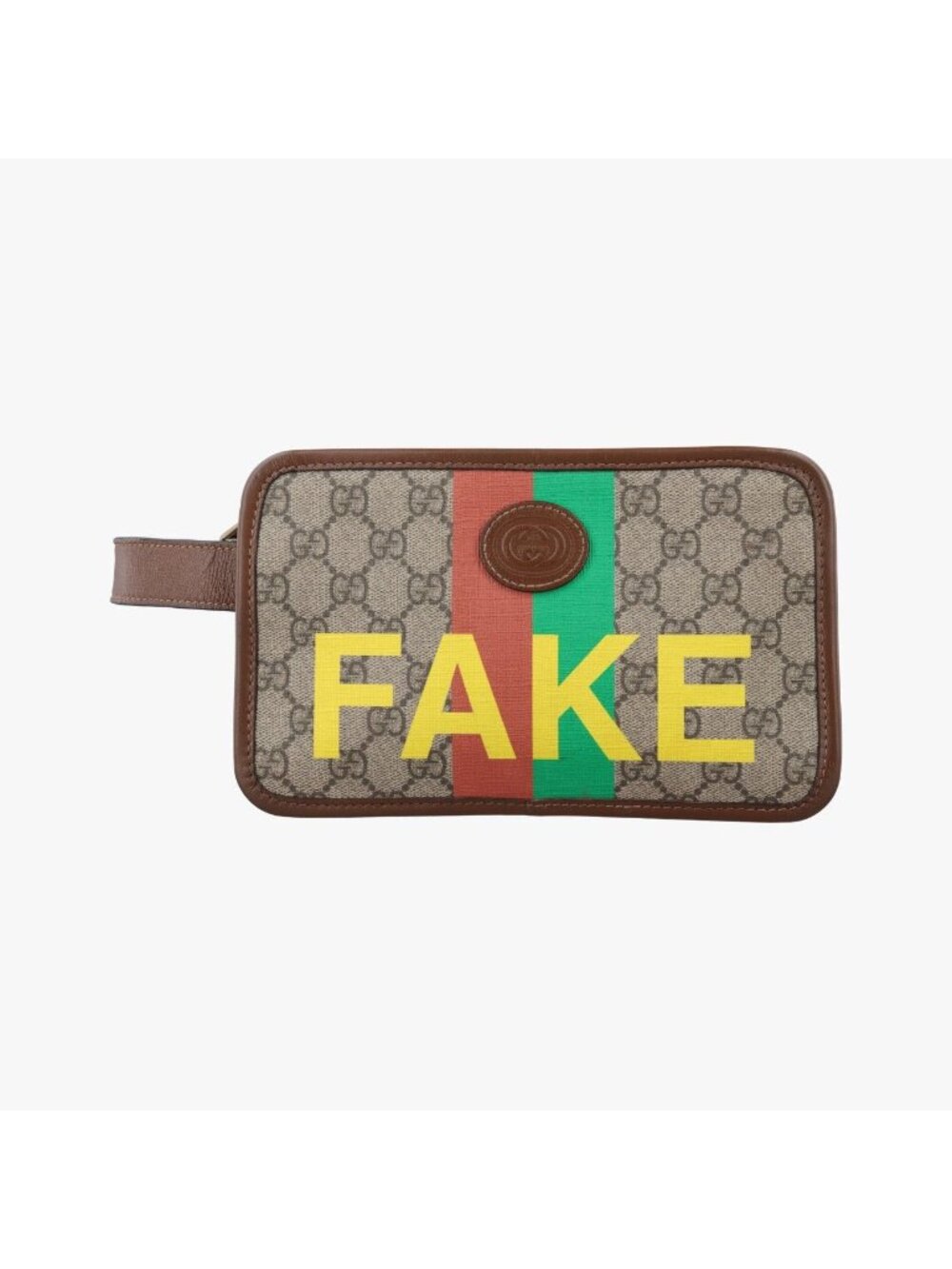Gucci Faux Knot GG Supreme Beige Multi Clutch